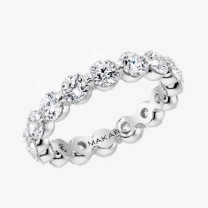 Round Diamond Single Prong Eternity