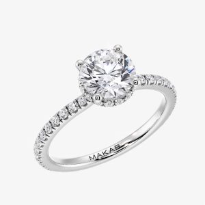 Hazel With 0.90 Carat Round Diamond